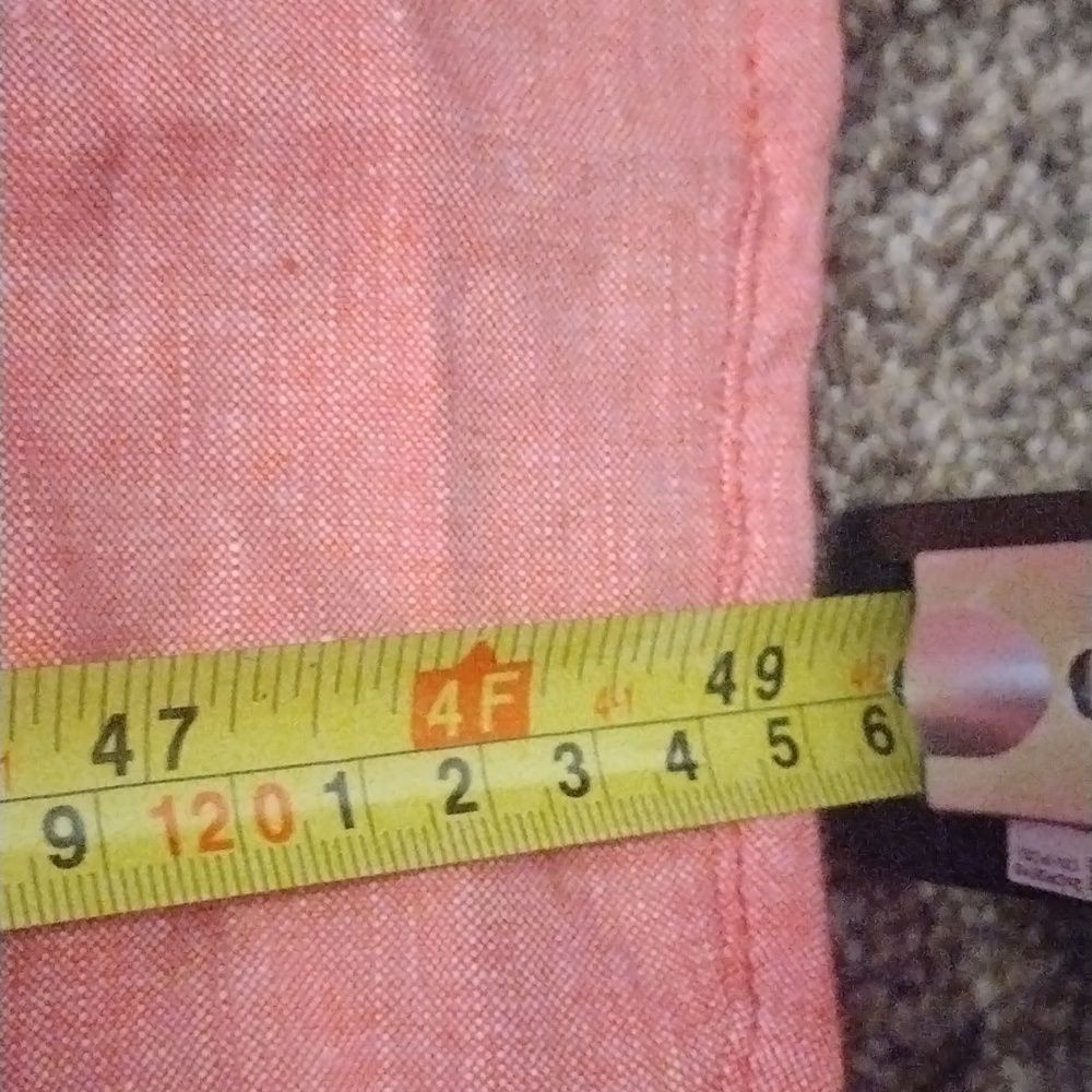 LOFT Rose Pink Button-Front Tunic Dress - Picture 5 of 8